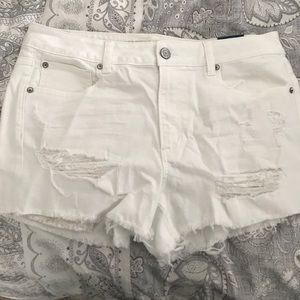 NWT American Eagle High-Rise Shortie jean shorts